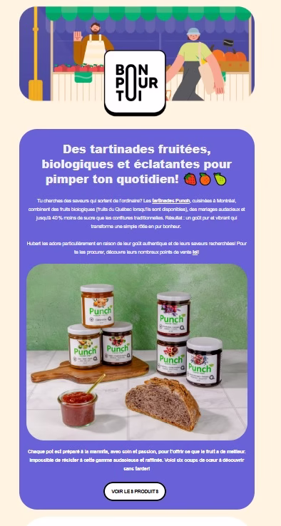 Infolettre Punch dans Bon pour Toi